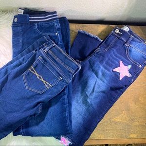 Jordache 3 skinny denim kids size 16 & 12